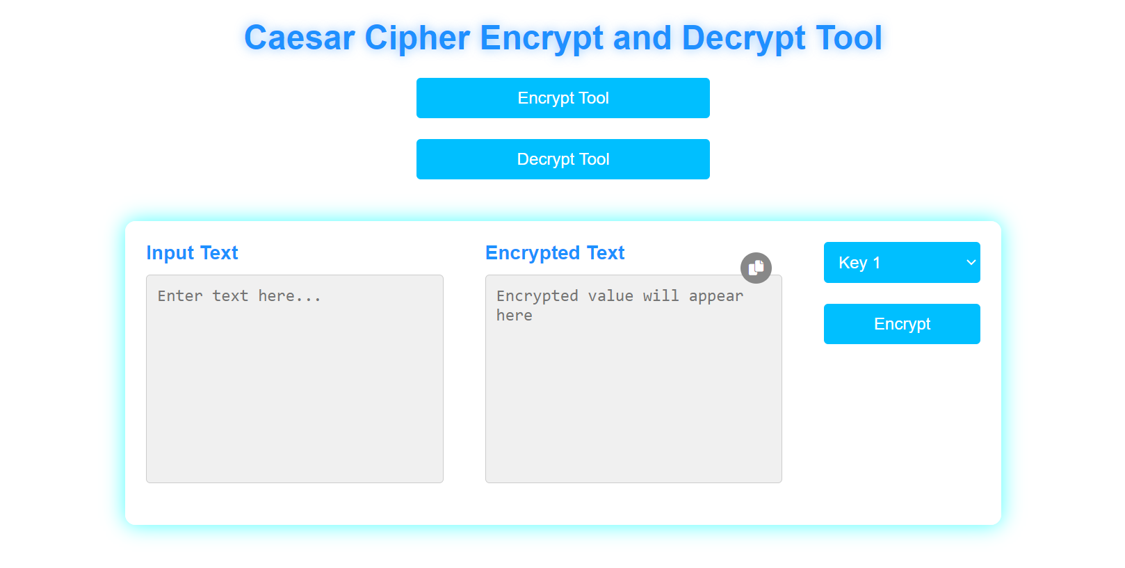 Caesar Cipher Project