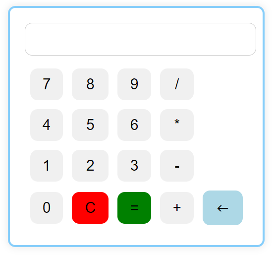 Interactive Web Calculator